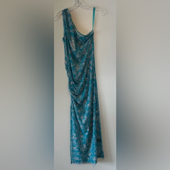 Hutch Aura Sheer Swim Cover-Up Light Blue Riviera Medium NWT - Picture 3 of 4